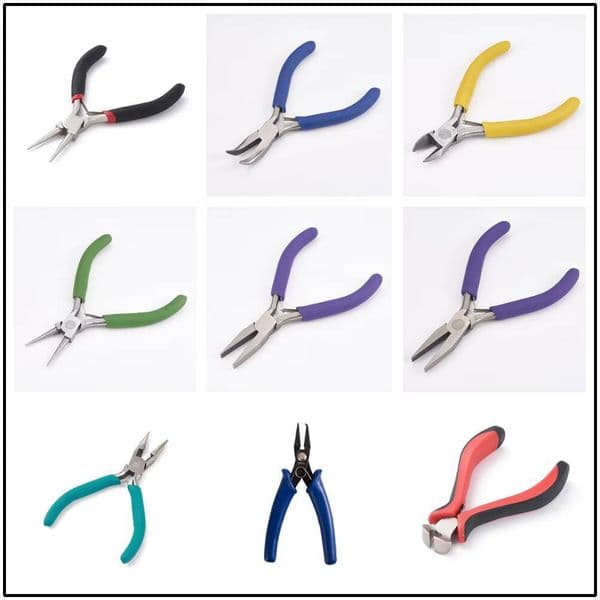 pandahall Tools Wire Cutting Nose Pliers Polishing For Jewelry DIY Making Handmade Accessorie Tool F85