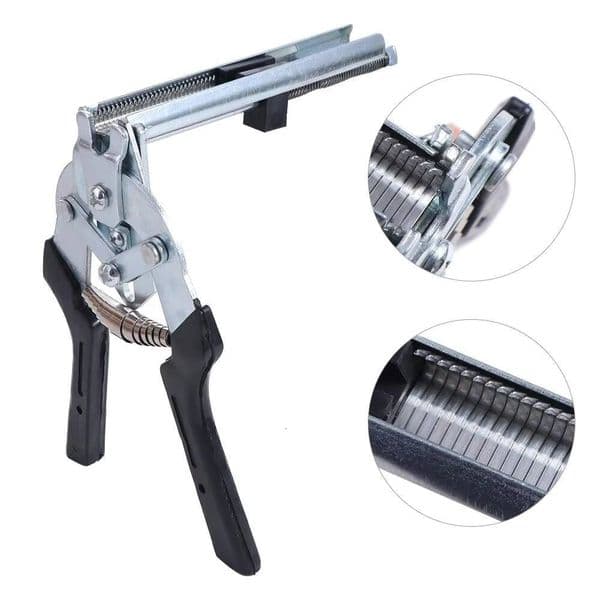 600pcs M Clips Animal Hog Chicken Mesh Wire Fencing Caged Pig Ring Pliers Farm Binding Cage tues