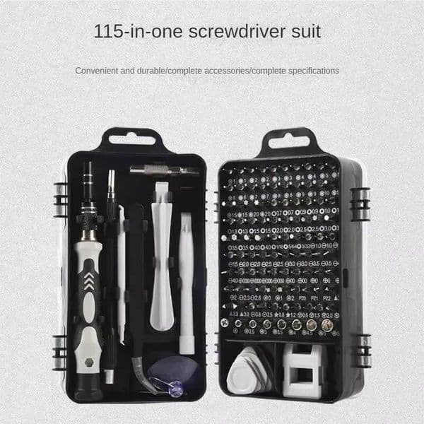 115 In 1 Magnetic Screwdriver Set Precision Multi Hand Torx Hex Screw Drivers With 98 Bits Computer Phone Repair Tool Box