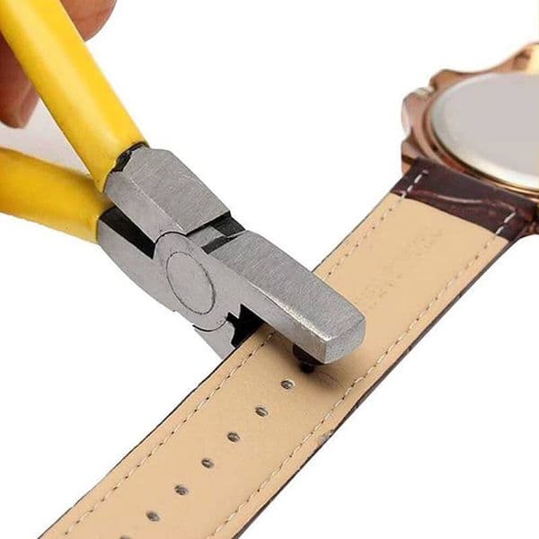 Hand Tools Set Leather Belt Punch Plier Kit Hole Eyelet Shoe Puncher Watchband Strap Household Leathercraft