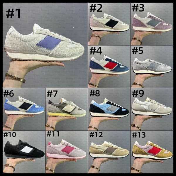 (Order by pic in opt, not by desc)New Fashion Shoe mens running shoes designer pink triple black white blue Lavender grey purple orange men womens
