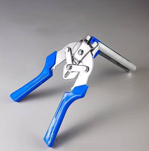 Hog Tool/ 600Pcs M Clips Staples Chicken Mesh Cage Wire Caged Clamp Ring Fencing Manual Plier Universal