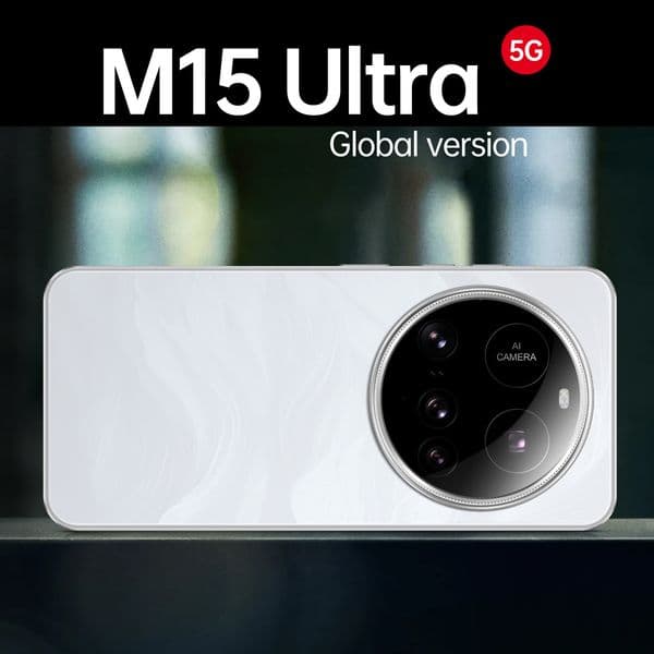 New M15 Ultra cross border mobile phone real 4G + 32GB perforated screen 7 3