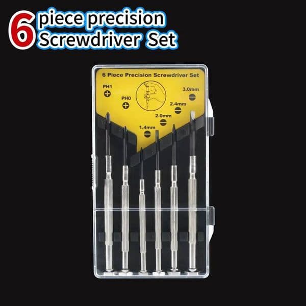 6Pcs/Set Micro Precision Screwdriver Set Mini Watchmakers Tools For Watch Jewelry Glasses Repairs Tool