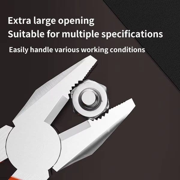new 1Pc Vise, Multifunctional Wire Industrial Grade Needle Nose Labor-Saving Handmade Pliers, Comprehensive Tools tues