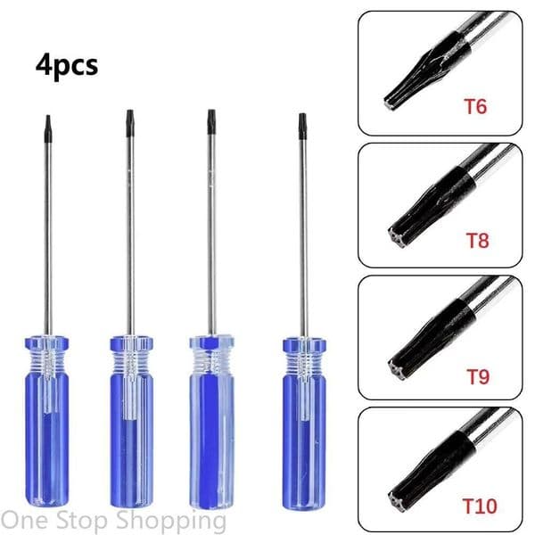 Magnetic Screwdriver Sets Precision T6 T8 T9 T10 Torx Security Repair Tool Kit for Xbox 360 Wireless Controller FIF66