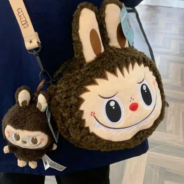 New Labubu Ci Park Limited Crossbody Bag Plush Wallet Mobile Bag Ladies Card Love Bag Shoulder Bag Handbag Girl GiftXJ250612