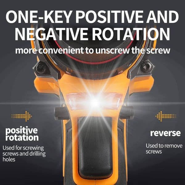 Brushless Variable 16.8V Speed Industrial Multi Functional Rechargeable Lithium Electric Household Pistol Drill Tool tues