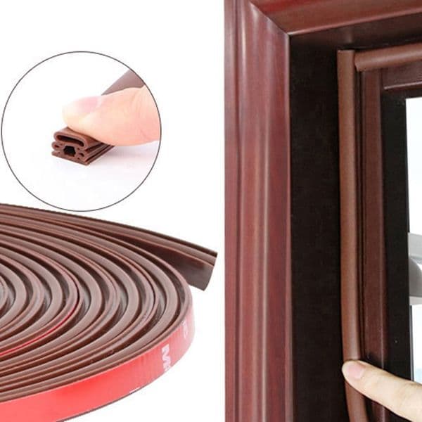 Door and window sealing strips, anti-theft doors, I-shaped soundproof and warm windows, self-adhesive type