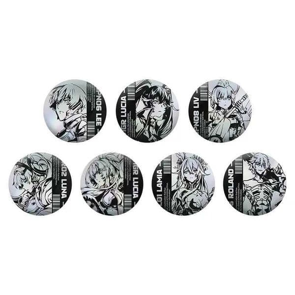 Sunsyea PUNISHING GRAY RAVEN Official Merch ZEDY Theme Series Badge Lee Liv Lucia Roland Luna X250612
