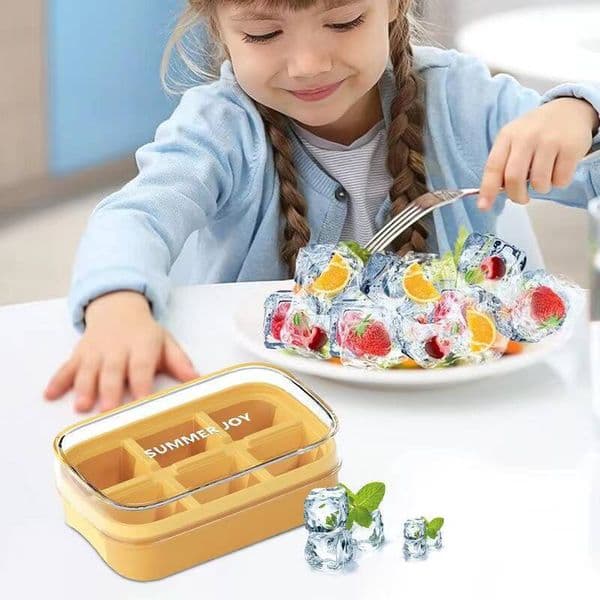 Soft Trays Reusable Ice Stackable Safe Tray Easy Release Mold For Kitchen Freezer ice maker