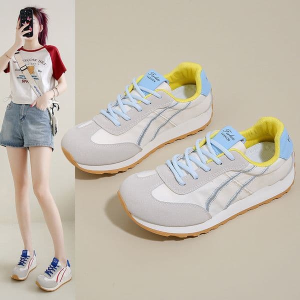 Ddmysports Ins Korean Style New Agan For Women Spring Student Sports Running Casual Thick Soled Training Shoes FB Outdoor Shoes