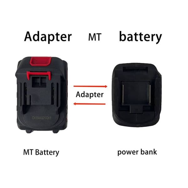 Lithium MT Suitable Ddmydesign For 20V Battery Conversion, Durable And Illuminated Phone Bank, Dual USB Mobile Power Supply Conversion, Bank, tues