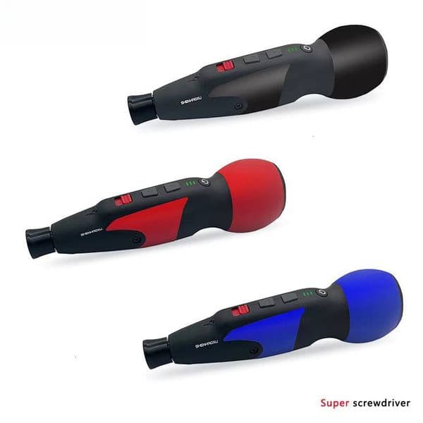 Mini Electric Screwdriver Adjustable Big Torque Two Speed Drill 3.6v USB Rechargeable Removable Battery Replaceable Power Tools tues