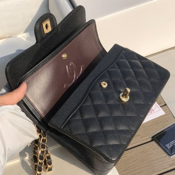 Luxury Bag Designer bag Mirror quality Jumbo Double Flap bags designer women bag Luxury Real Leather Caviar Lambskin Classic Purse Quilted Handbag Shoulde With Box