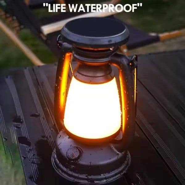Camping Bar Charging Decoration Atmosphere Retro Horse Led Desk Lamp Outdoor Table Light Lantern Home Decor