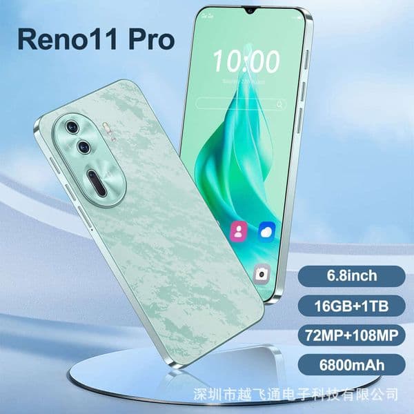 Exclusive Mobile Phone Reno11Pro 7.3inch Large Screen 16+1TB Android Smartphone