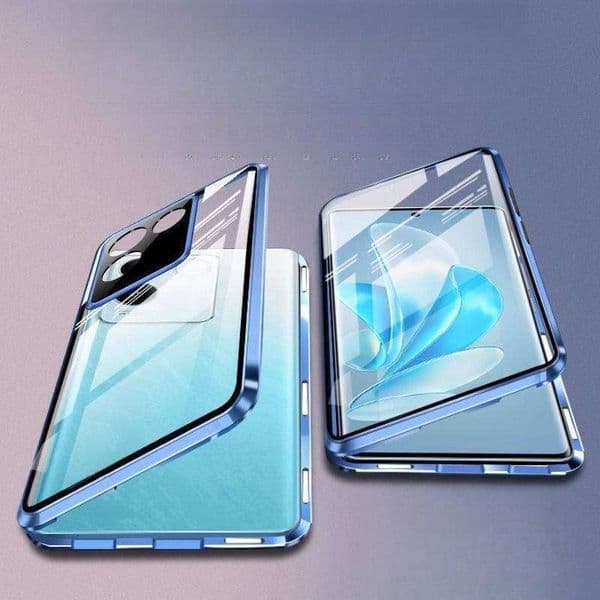 Compatible Phone Double-Sided Glass Magnetic X100 Lens Full Coverage Film Integrated Anti-Drop Protective Case