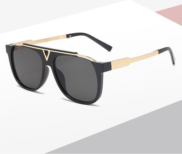 Designer For Women Men Fashion Polarized Lens Goggle Pilot PC Frame Oversized UV400 Eyewear Luxury Style Sunglasses T6830