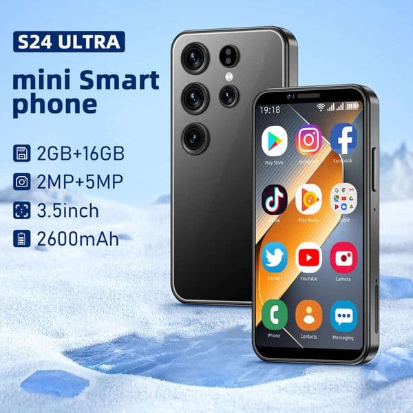 Special S24 Ultra Mini Dual SIM Smartphone Android 4G Phone 2+16