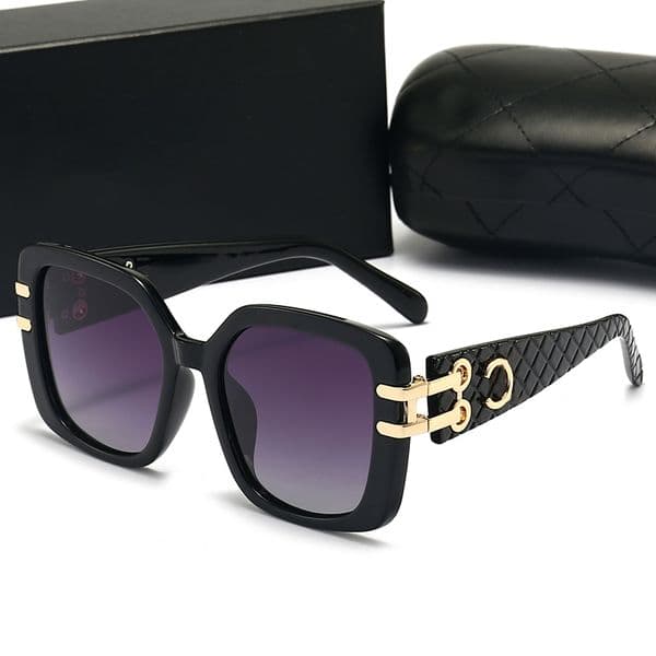 Designer sunglasses fashion polarized sunglasses personality UV resistant men women Goggle Retro square sun glass Casual eyeglasses with box good