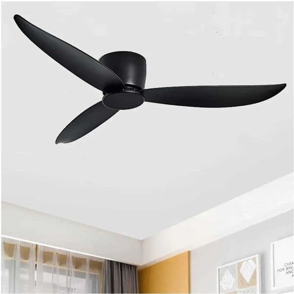 Ceiling Fan DC Motor 6 Speeds 36 42 52 Inch Remote Control Timing Fans 18CM Low Floor Loft Remote Control Fan No Lights W250613