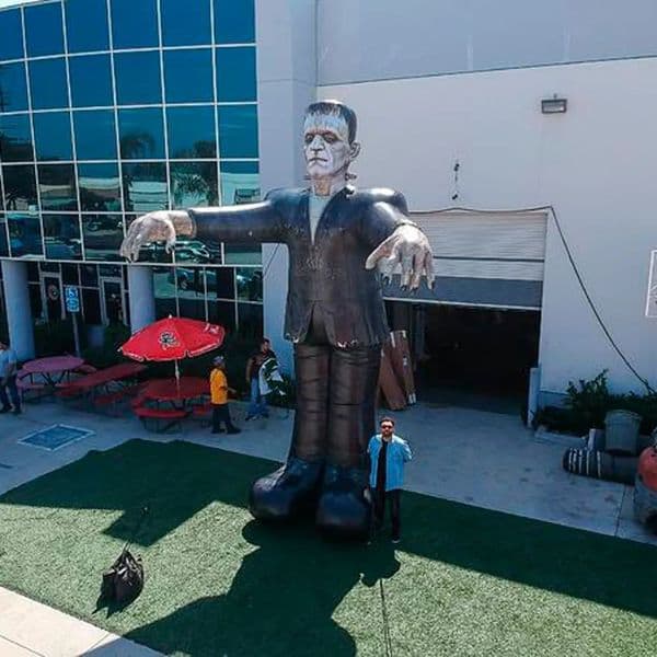 10m height (33ft) Giant Scary Halloween Inflatable Frankenstein Monster Cartoon Figure For Outdoor Event Decoration