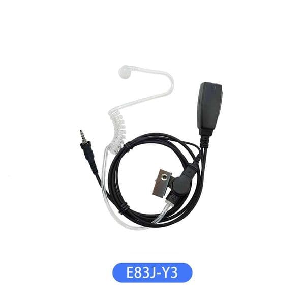 E83J-Y3ODM Original Equipment Manufacturer ICOM Yaesu Vertex with Jack 3.5mm Two-Way Radio Acoustic Tube Headphone