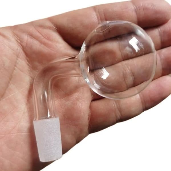 40mm Super Big Ball Glass Oil Burner Pipe Smoking Bowl Bubbler 10mm 14mm 18mm Male DownStem Bowls For Water Hookahs Bongs Smoking Pipes LL
