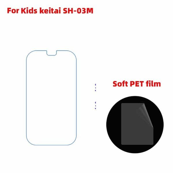 Soft Clear/matte Plastic PET film screen protector Guard for Kids keitai SH-03M 10pcs