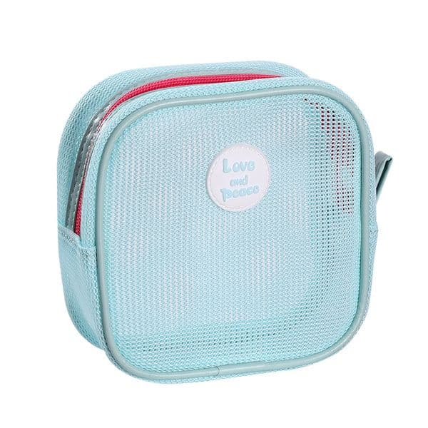 AZ25-color simple corduroy cosmetic bag travel portable carry-on clutch bag with zipper toiletries storage bag