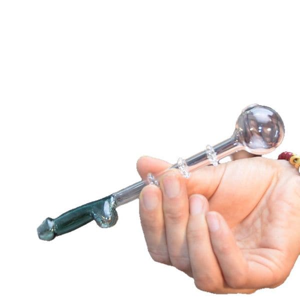 15.5cm Length Colorful Twisted Pyrex Glass Oil Burner Pipe With 3cm OD Bowl For Tobcco Dry Herb Water Hand Pipes Glass Tube Smoking Accessories New