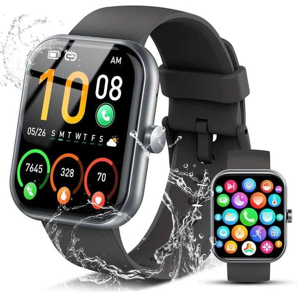 Men Women Smart 3 HD Fiess Tracker Running Watch Answer Make Call IP Waterproof Pedometer Sleep Step Activity Heart Rate Monitor Sport Mode