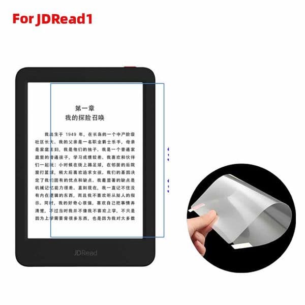 Soft Clear/matte Anti-glare Plastic PET film E-book reader screen protector Guard for JDRead1 5pcs/lot