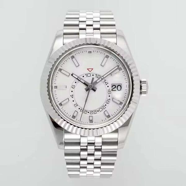 ZF Factory Mechanical Watch Best Quality 42mm Diver with ETA 2824 Movement 904L Steel Multifunction Jubilee Strap