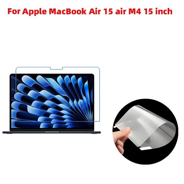 Soft Clear/matte Anti-glare Plastic PET film tablet pc screen protector Guard for Apple MacBook Air 15 air M4 15 inch 3pcs/lot