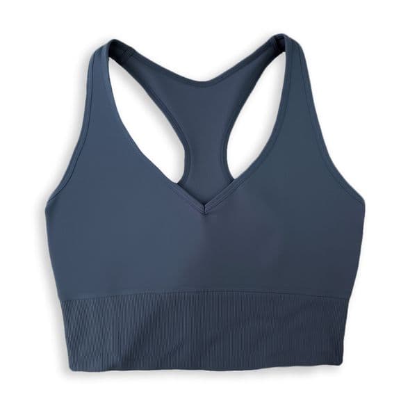 tank top style stabilizer sports bra hides beautiful back can be worn for daily running