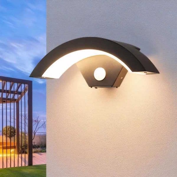 Aluminum LED Wall Lamp Outdoor Motion Sensor Indoor Wall Light Waterproof IP65 Garden Lights Street Corridor Stairs Lighting W250624