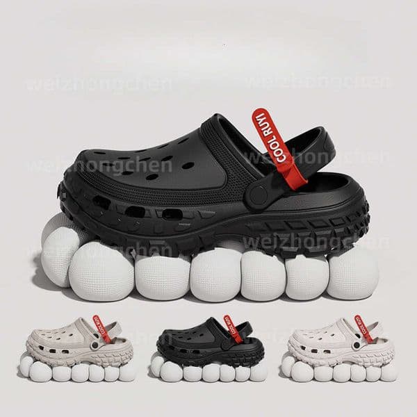 Free shipping designer shoes, new style for 2025. EVA Thick Sole Clogs for Men, Summer Outdoor Cute Versatile Non-Slip Odor-Resistant Height Increasing Sandals