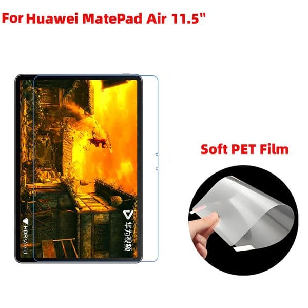 Soft Clear Transparent /matte Anti-glare Plastic PET film tablet pc screen protector Guard for Huawei MatePad Air 11.5 inch 3pcs/lot