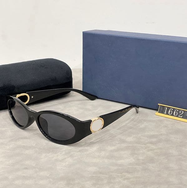 10A Ladies luxury Designers woman sunglasses for women men fashion style polarized sun glasses 1660 eyeglass legs with letters lens unisex gift