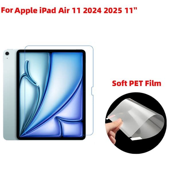 Soft Clear Transparent /matte Anti-glare Plastic PET film tablet pc screen protector Guard for Apple iPad Air 11 11 inch 3pcs/lot