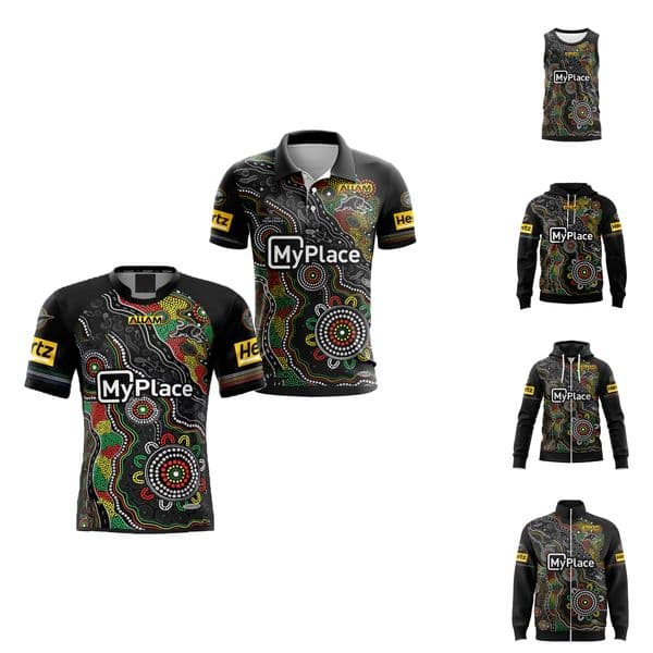 2025 Penrith Panthers Indigenous Men's Hoodie Home/Away Jersey Rugby Jersey Singlets