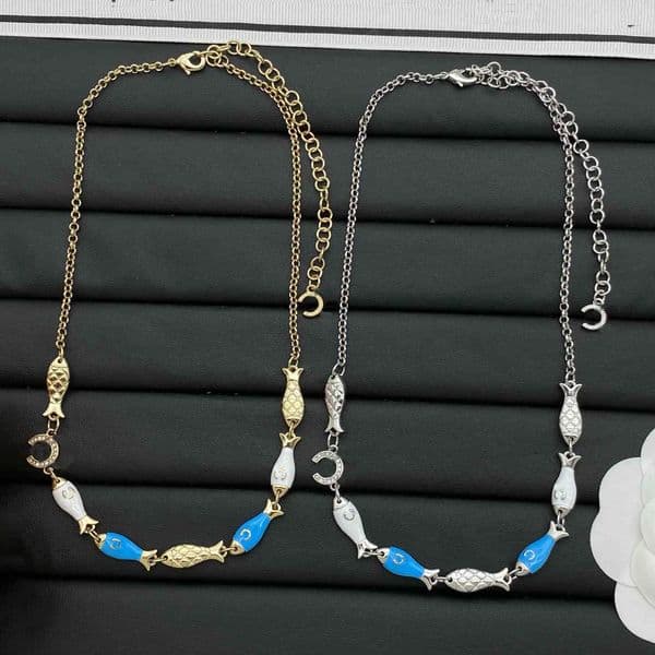 Luxury Necklace Women Designer Pendant Pearl Choker Gold Plated High Quality Chain Necklace Wedding Party Jewelry with Box
