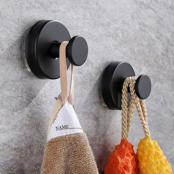 Update Stainless Steel Suction Cup Hookwaterproof Wall Mount Hooks Punchfree Reusable Kitchen Bathroom Wallhanger Towel Clothes 250624