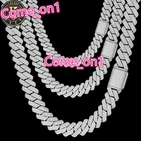 Luxury Afford Price Hip Hop Big Size 25mm Gold Necklace Brass 5A Zirconia Rapper Jewelry Miami Cuban Chain for Men