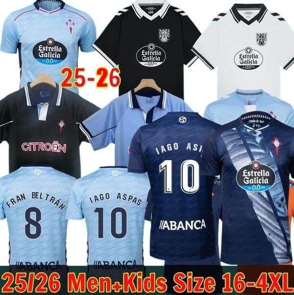 2025 2026 STRAND LARSEN BaMbA PaCiEnCiA 16-4XL Special RC CeLtAs ViGo OliVeA Soccer Jerseys FRAN BeLtRaN IAGO AsPaS GaBrI VeIgA MInGuEzA DoUvIkAs home football