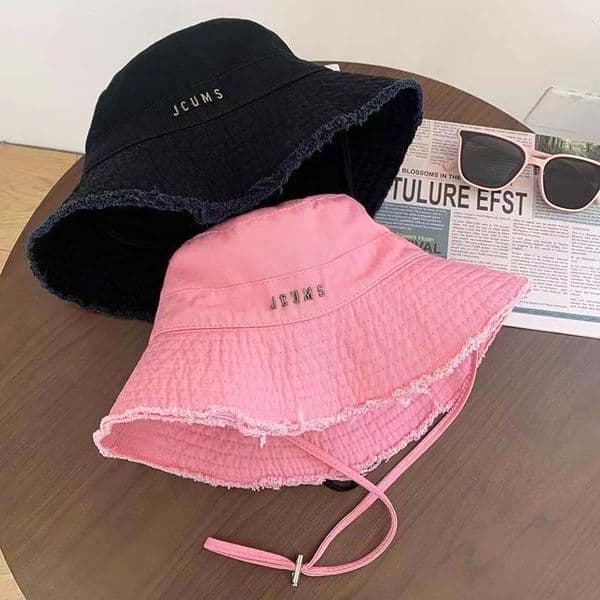 Designer Bucket Hat for Men Women Wide Brim Cap Sun Prevent Outdoor Beach Canvas Bucket Hat can be used for shading outdoor travel