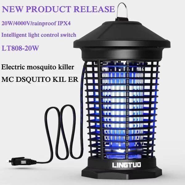 20W UV Bulb Electric Shock Lamp 365nm Light Control Fly Trap Flies Insect Killer Bug Zapper Mosquito Lights i1
