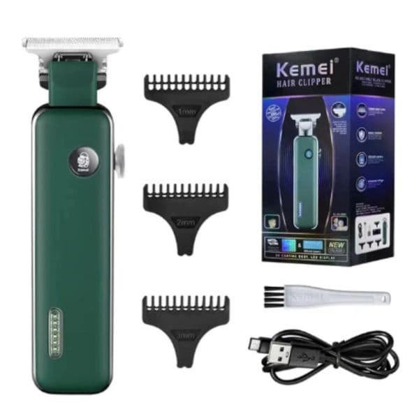 New Design Rechargeable Hair Clippers Shaver Hair Trimmer Remover Tools Tondeuse Km-5098 Usb Mini Professional Beard Trimmer And Hair Clipper For Men